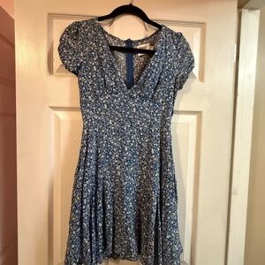 Princess Polly Navy Floral Mini Dress